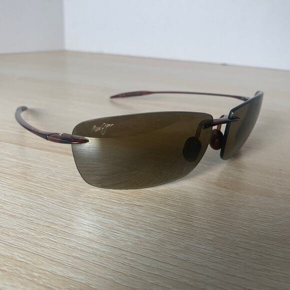 Maui Jim MJ-423-26 MJ Sport Sunglasses Lighthouse Brown 65-13-127 Made in Japan - Picture 1 of 15